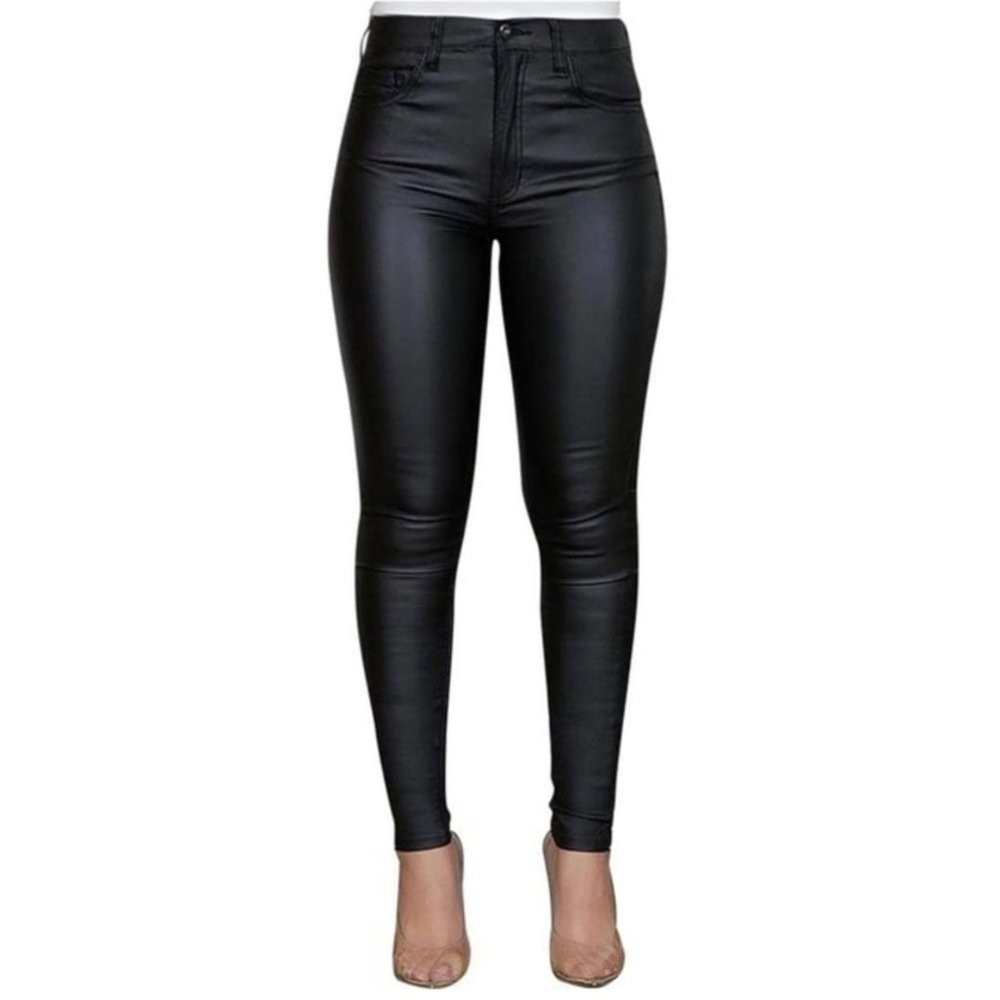 Faux Leather Pants